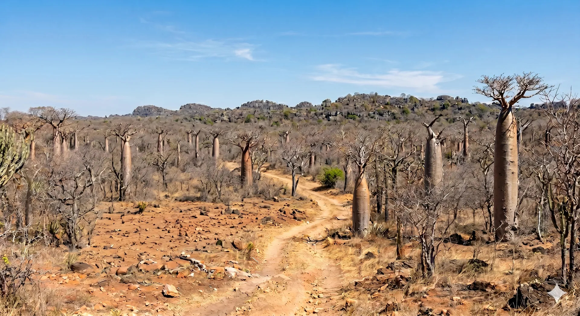 drought-thinned forest